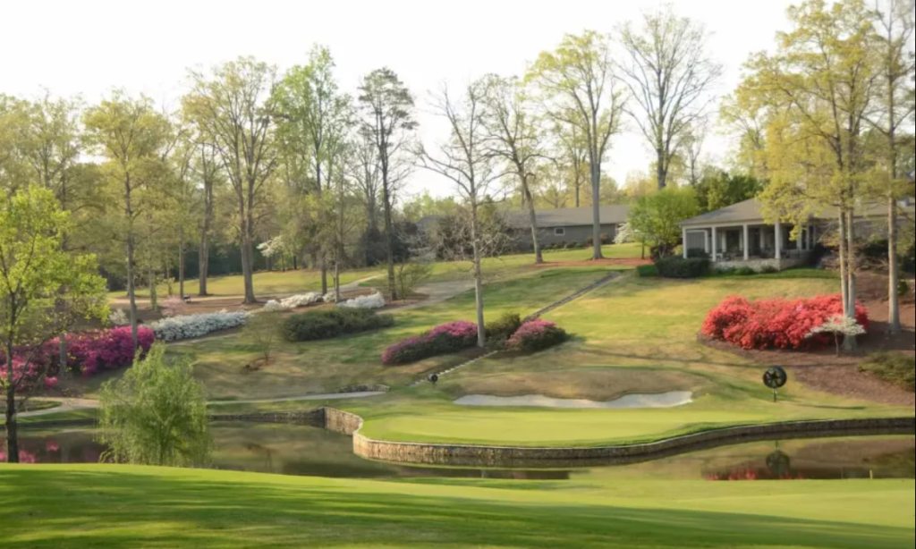 Greenville Country Club Chanticleer Course with golf course and lot of trees