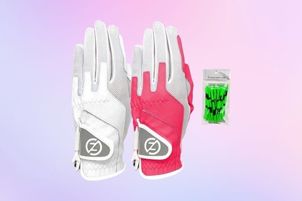 ZERO FRICTION Ladies Compression-Fit Synthetic Golf Glove
