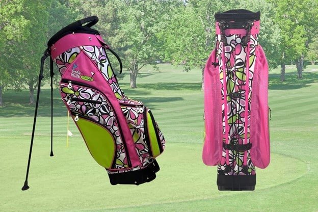 Bahama Mama Pink Flowered lightweight golf bags