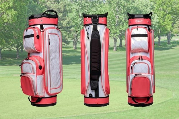 red color Glove Signature Golf bags for ladies