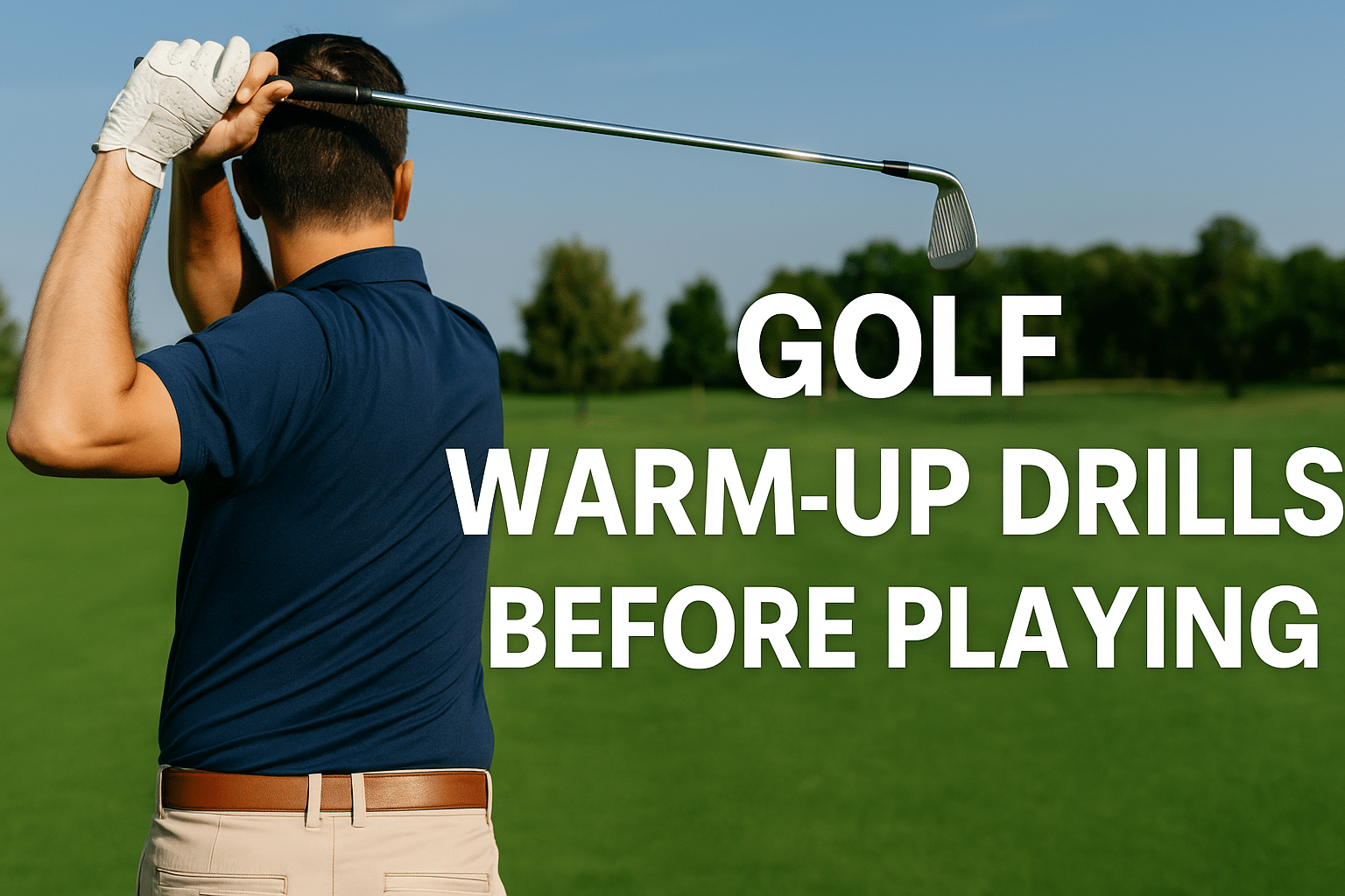 Golf Warm-Up Drills Before Playing