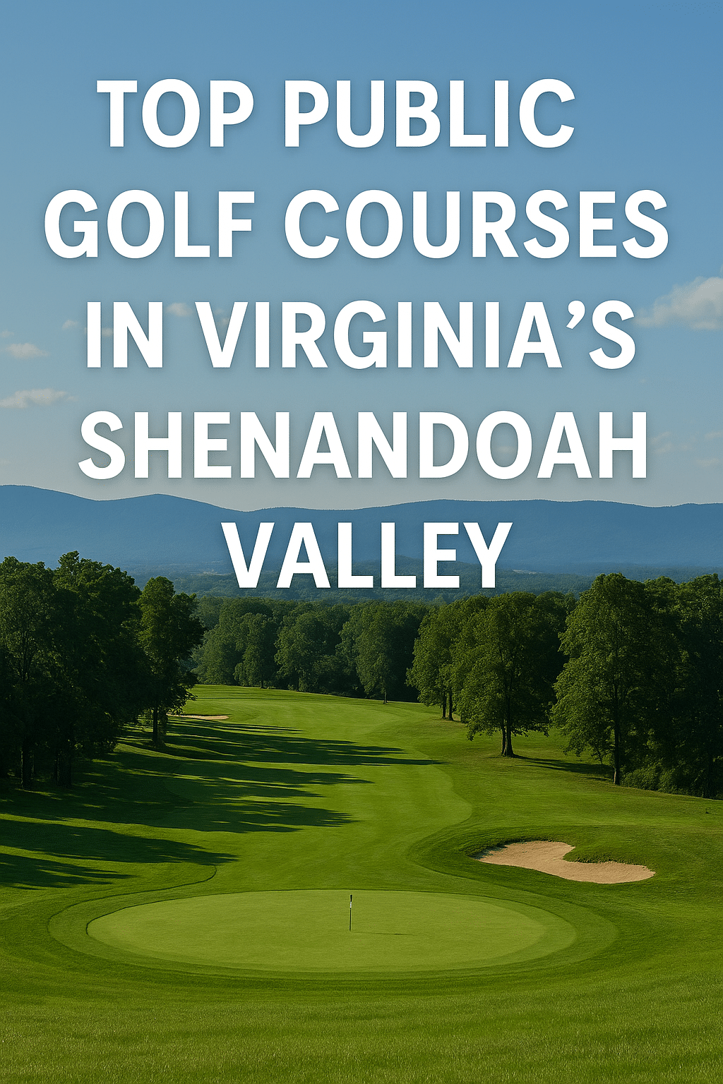 Top Public Golf Courses in Virginia’s Shenandoah Valley